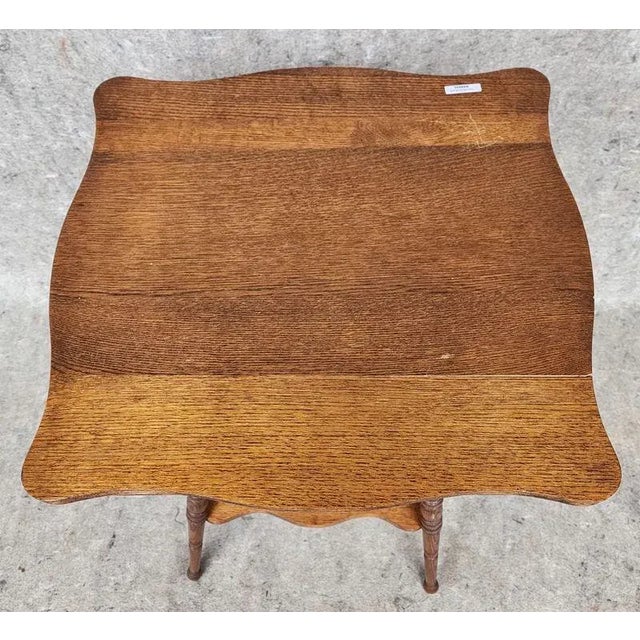 Traditional Mid 20th Century Vintage Handmade Parlor Table For Sale - Image 3 of 5