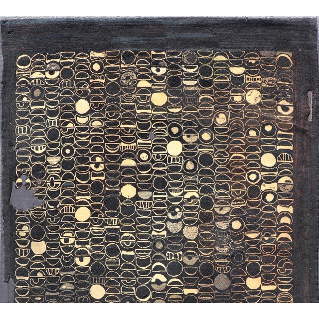 Early 20 Century American Hooked Rug With Inspired by Modern Art 4'8 X 7'2 For Sale - Image 10 of 16