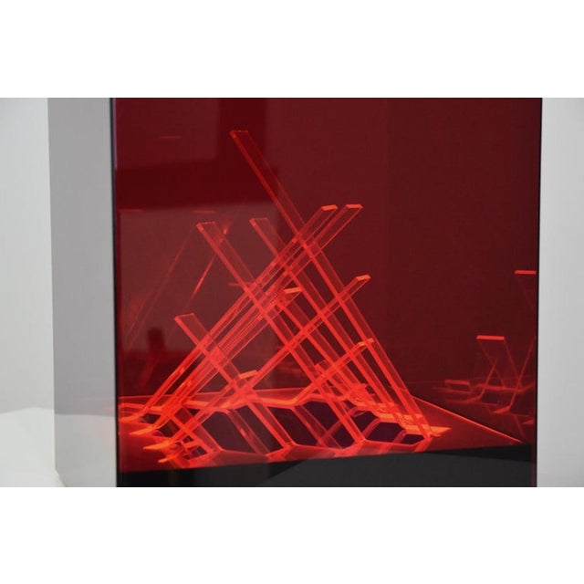 1970s Light Sculpture by James Rivière, 1970 For Sale - Image 5 of 7