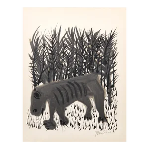 Ben Shahn, One Must Know the Animals, Lithograph