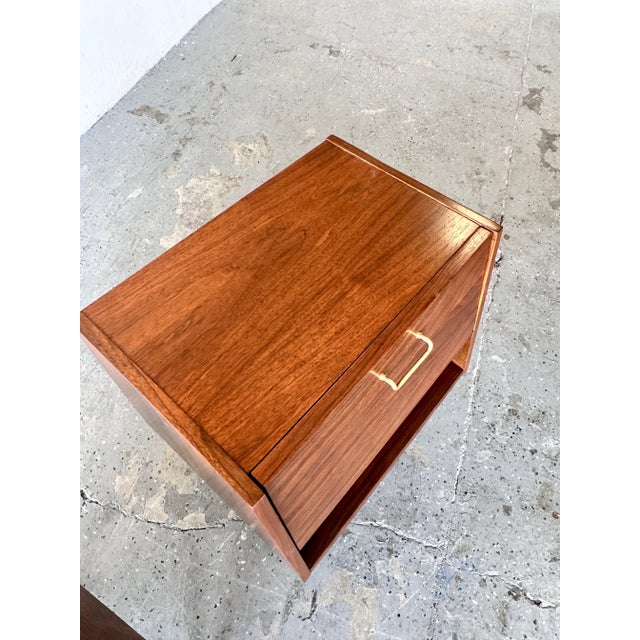 Pair of Merton Gershun for American of Martinsville Mid Century Nightstands For Sale - Image 11 of 11