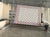 Handmade Cotton Vegetable Dyed Rug, White, Sky Blue and Terracotta Star Dhurrie-4'x6' For Sale - Image 9 of 13