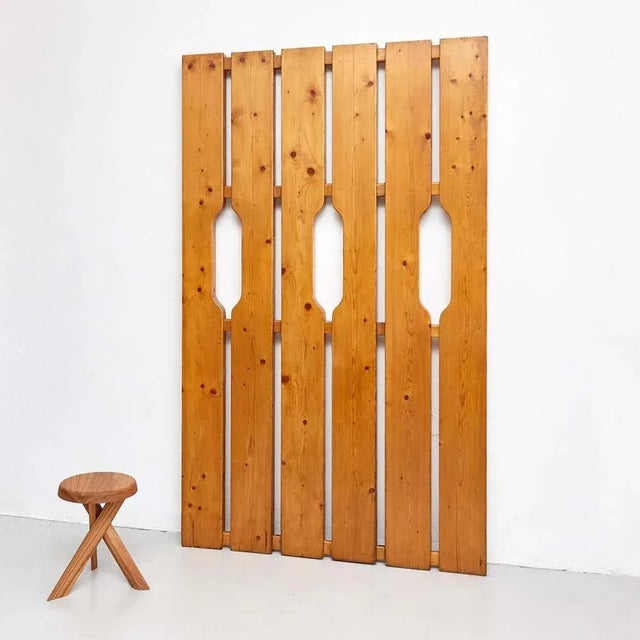 Mid-Century Modern Wood Architectural Piece by Charlotte Perriand, 1960 For Sale - Image 15 of 17