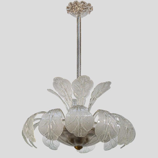 1950s Vintage Italian Hanging Light by Barovier & Toso, 1950s For Sale - Image 5 of 7