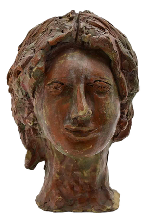 Sirio Pellegrini, Portrait Sculpture, 1960s, Terracotta
