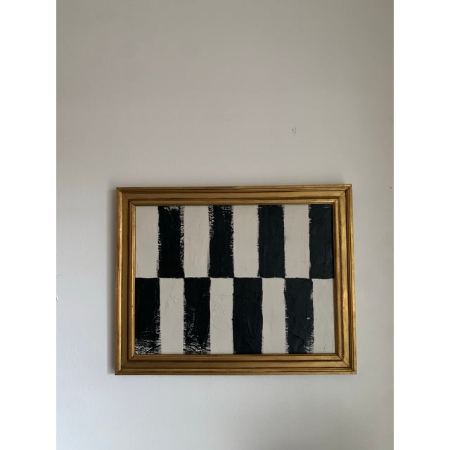 Abstract Contemporary Abstract Art on Canvas, Framed For Sale - Image 3 of 9