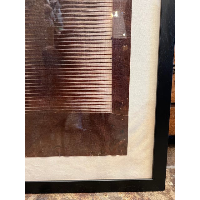 Mid 20th Century Vintage Woven Abaca Textile Art For Sale - Image 5 of 12