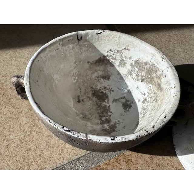 Gray Small Handmade Raku Studio Ceramic Lidded Box, Germany, 1980s For Sale - Image 8 of 17