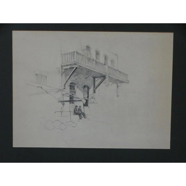 Bess Haddon Canright: Olvera Street, Los Angeles, Circa 1930 For Sale In Los Angeles - Image 6 of 9