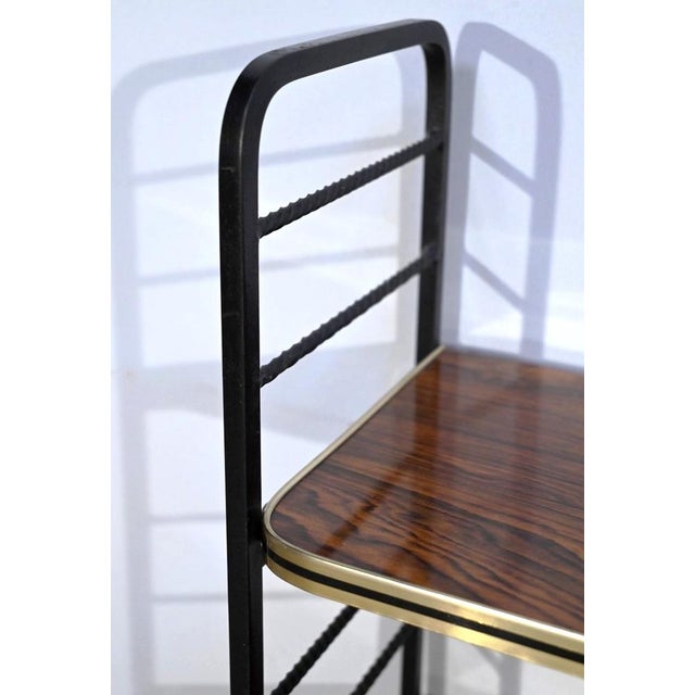 Metal Metal and Laminate Shelves, 1950, Set of 2 For Sale - Image 7 of 18