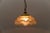 Amber-Colored Embossed Glass Lamp by Peill & Putzler, Germany, 1960s For Sale - Image 10 of 14