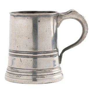 Yates & Birch Pewter Half Pint Mug (1839-1860) For Sale