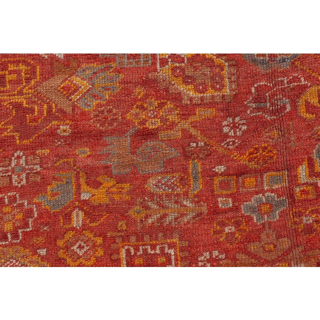 Antique Turkish Oushak Rug For Sale In New York - Image 6 of 8