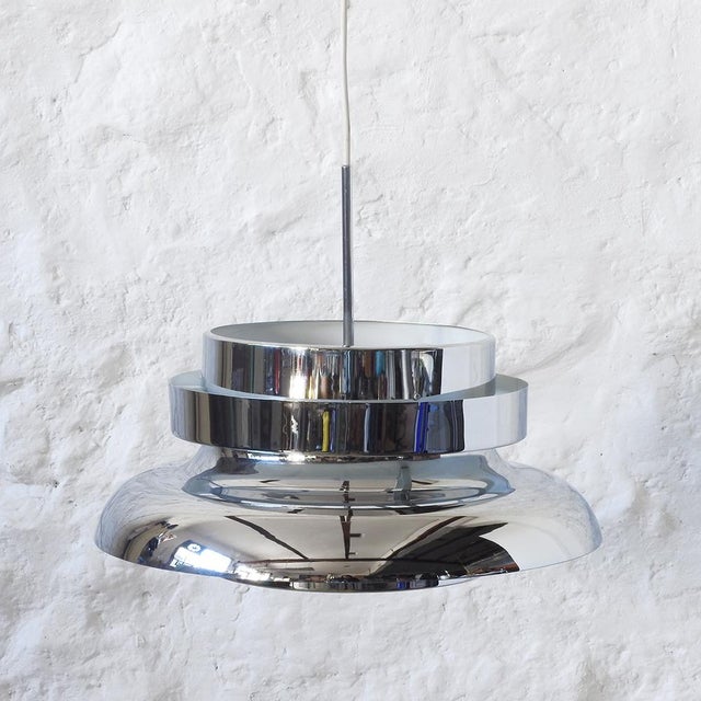 Scandinavian Space Age Pendant Lamp from Morant, 1970s For Sale - Image 4 of 15