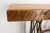 Wood Vintage French Wrought Iron and Oak Side Table with Sewing Machine Base, 1960s For Sale - Image 7 of 10