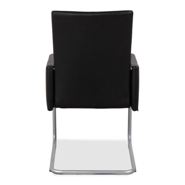 D2 Chairs in Black Leather from Hülsta, Set of 6 For Sale - Image 12 of 18