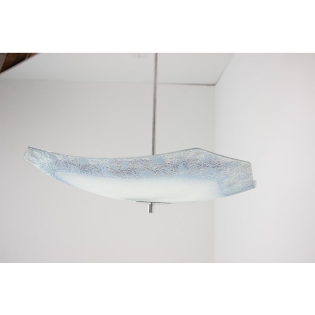 Mid-Century Glass Ceiling Lamp, 1960s For Sale - Image 6 of 15