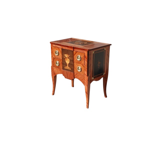 Antique French Marquetry Side Cabinet, 1770 For Sale - Image 3 of 10
