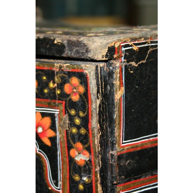 Antique Papier Mache Spice Cabinet For Sale - Image 15 of 15