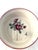 Lovely French stoneware Soufflé bowl in a floral design. Marked underside "Vestal Gien France Strasbourg."