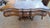 Wood Piedmontese Table with Chairs in Walnut, 1890s, Set of 7 For Sale - Image 7 of 9