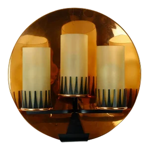 Copper Wall Sconce, 1960s