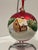 1970s Vintage European Mercury Glass Handpainted Jumbo Blown Glass Christmas Ball For Sale - Image 5 of 5