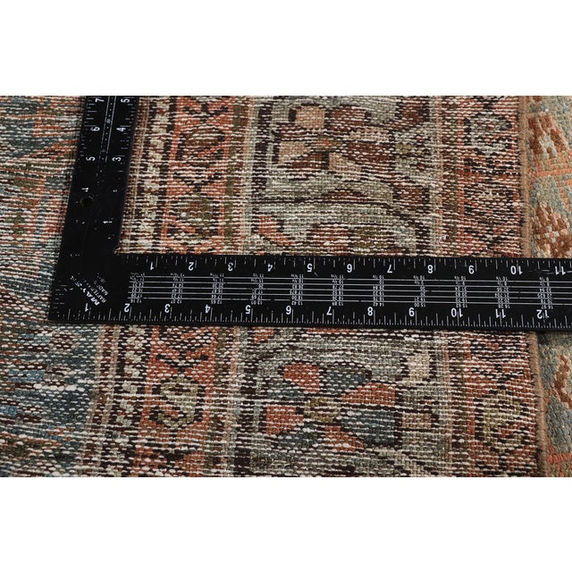 Textile Late 19th Century Persian Hamadan Rug, 04'02 X 06'04 For Sale - Image 7 of 10