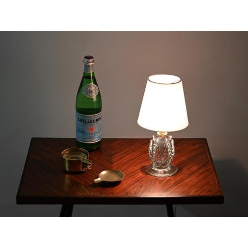 Bullicante Murano Glass Floral Table Lamps from Seguso, Italy, 1950s, Set of 2 For Sale - Image 6 of 16