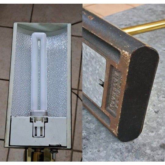 Vintage MCM Koch & Lowy Adjustable Pharmacy Floor Lamp W/Swivel Head 14468-6 For Sale - Image 9 of 12