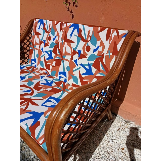 Vintage Rattan Sofa, 1970s For Sale - Image 10 of 12