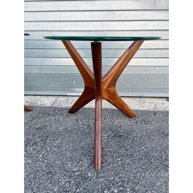Adrian Pearsall A Pair of Vintage Mid Century Modern Adrian Pearsall for Craft Associates Side Tables . Circa 1960s For Sale - Image 4 of 18