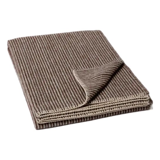 Blacksaw Cortez Throw, 100% Baby Alpaca, Naturally Colored, Eco-Luxury, Double-Sided, Brand New For Sale