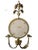 1960s Mid-Century Italian Gilded Floral Mirror Sconces For Sale - Image 5 of 5