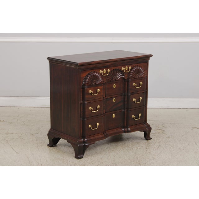 Age: C.2003 Details: Finish no.1 John Townsend Design Colonial Williamsburg Bracket Feet Dovetailed Drawer Construction...