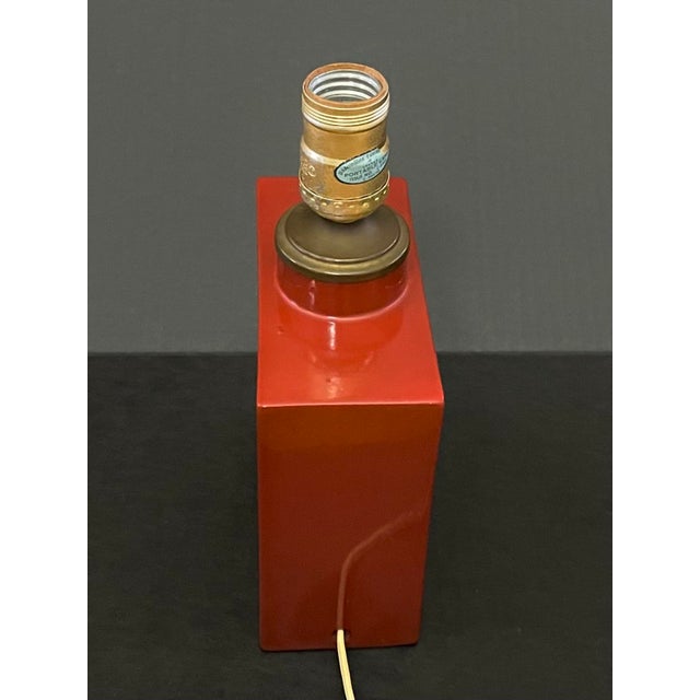 Ceramic Gio Ponti for Richard Ginori Ceramic Vase Table Lamp Italy, 1950s For Sale - Image 7 of 11