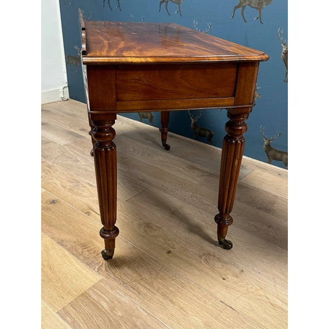 Antique Writing Table in Mahogany For Sale - Image 5 of 9