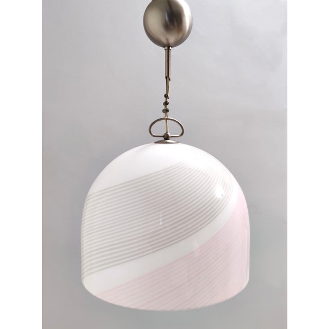 Vintage Bell-Shaped Murano Glass Pendant attributed to Lino ...