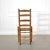 Early 20th Century Antique Early American Ladder Back Splint Woven Seat Side Chairs - Set of 4 For Sale - Image 5 of 11