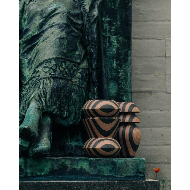 Not Yet Made - Made To Order Matek Stria Candleholder in Recycled Composite by Project Materia For Sale - Image 5 of 13