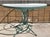Mid-Century Modern Mid Century Woodard & Sons Wrought Iron Daisy Flower Round Glass Top Patio Table For Sale - Image 3 of 12