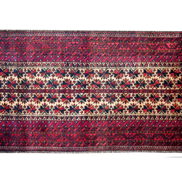 Vintage Persian Baluch Rug For Sale - Image 10 of 15