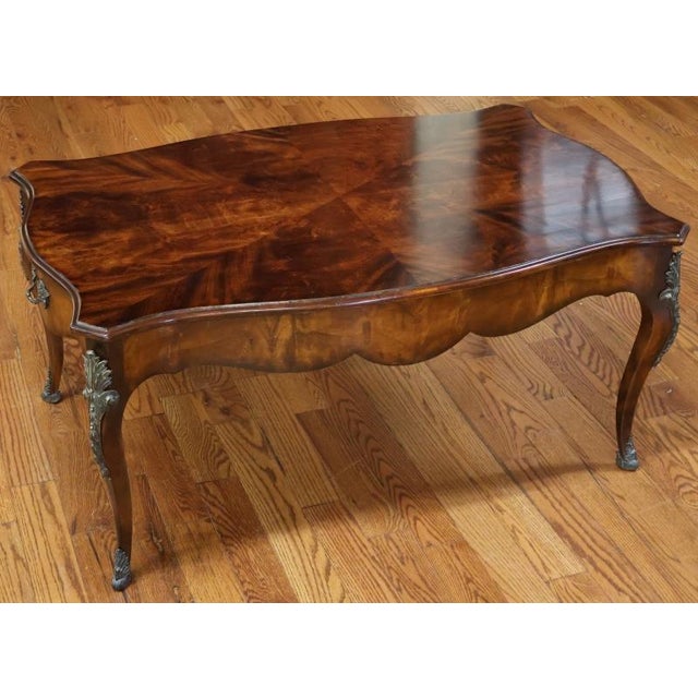 Theodore Alexander Mahogany French Style Cocktail Coffee Table Dimensions : 44" Long X 28" Deep X 20" Tall This table was...
