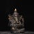 Chinese Vintage Gilt Brass Ganesha Backflow Incense Burner – Elephant God Statue For Sale - Image 3 of 9