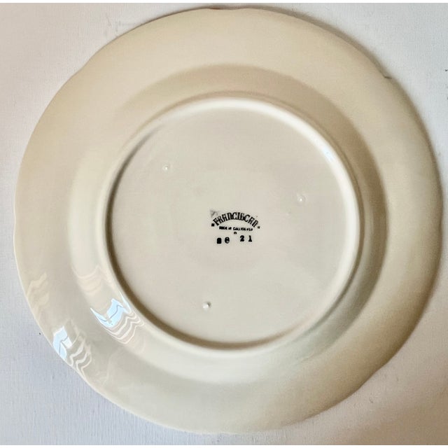 Ceramic Vintage Franciscan Apple Dinner Plates-Made in USA-Set 6 For Sale - Image 7 of 9