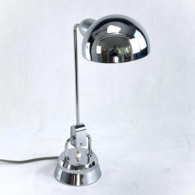 Art deco table lamp from jumo - 1930s the table lamp was designed by the french. Designer charlotte perriand for the...