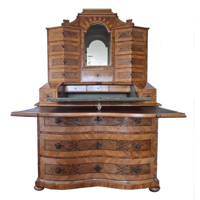 Antique South German Barock Secretaire, 1760 For Sale - Image 13 of 18