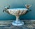 Chinoiserie Vintage Floral Glazed Ceramic Pedestal Cache Pot For Sale - Image 3 of 16
