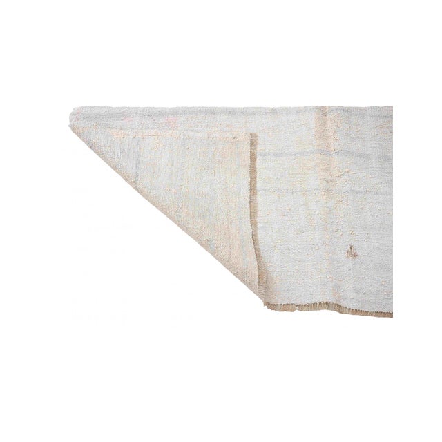 Vintage Striped Hemp Kilim Rug - 4`8" X 5`5" For Sale In Los Angeles - Image 6 of 6