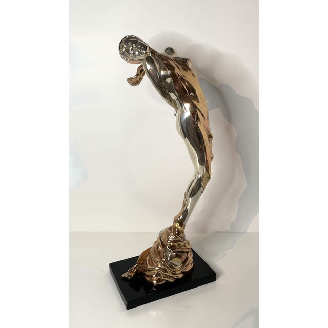 Bronze Late 20th Century Signed Federico Carduna Bronze Sculpture Limited Ed. 278/500 For Sale - Image 8 of 14
